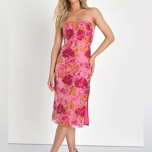 Lulus NWT Strapless Dress